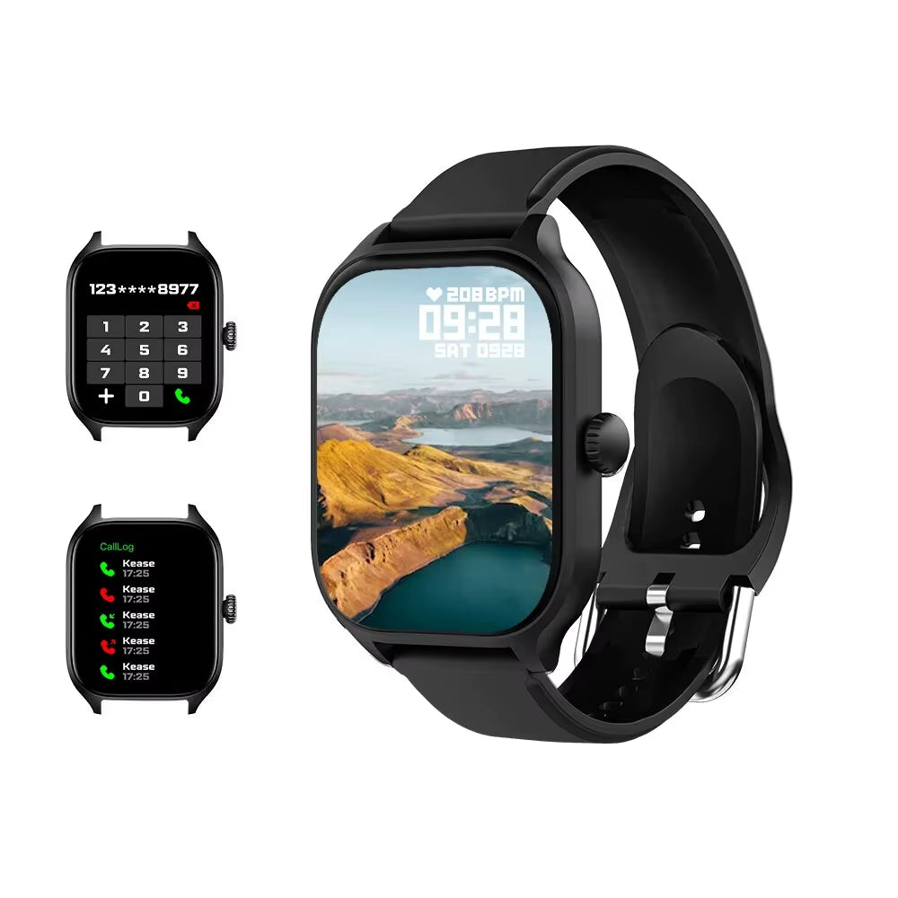 H9 Smartwatch Dial to Answer Calls Calorie Tracking Heart Rate Blood Oxygen Monitoring Bluetooth Smart Watch