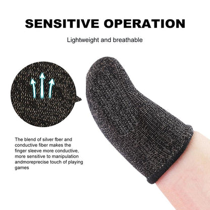 10 Pcs Screen PUBG Gaming Finger Sleeve Game Controller Mobile Sweatproof Gloves