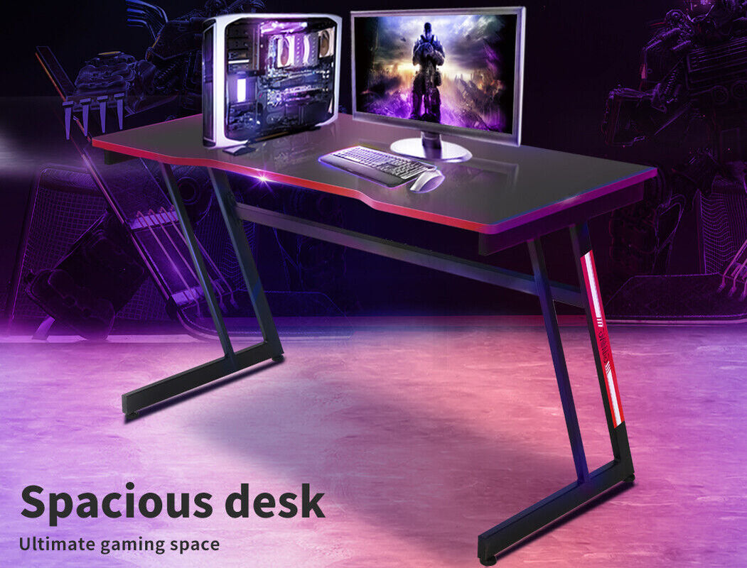 Levede Gaming Desk Table Desktop PC Computer Desks Racing Laptop Home 120X60CM