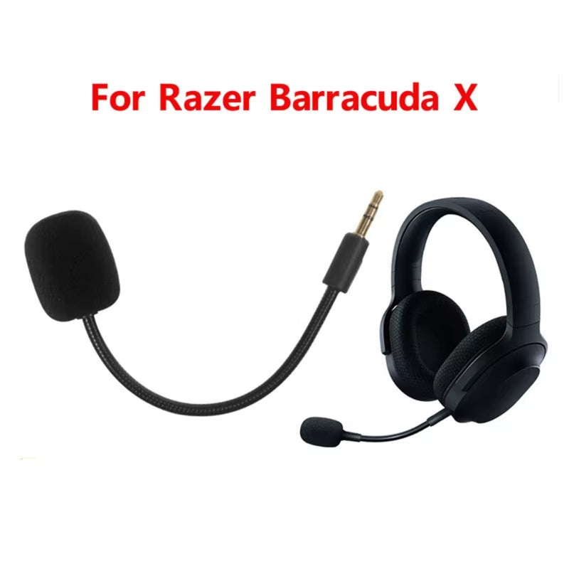 Replacement Game Mic 3.5Mm Microphone Mic for Barracuda X Gaming Headset Noise Cancelling Microphone Foam Cover 24BB