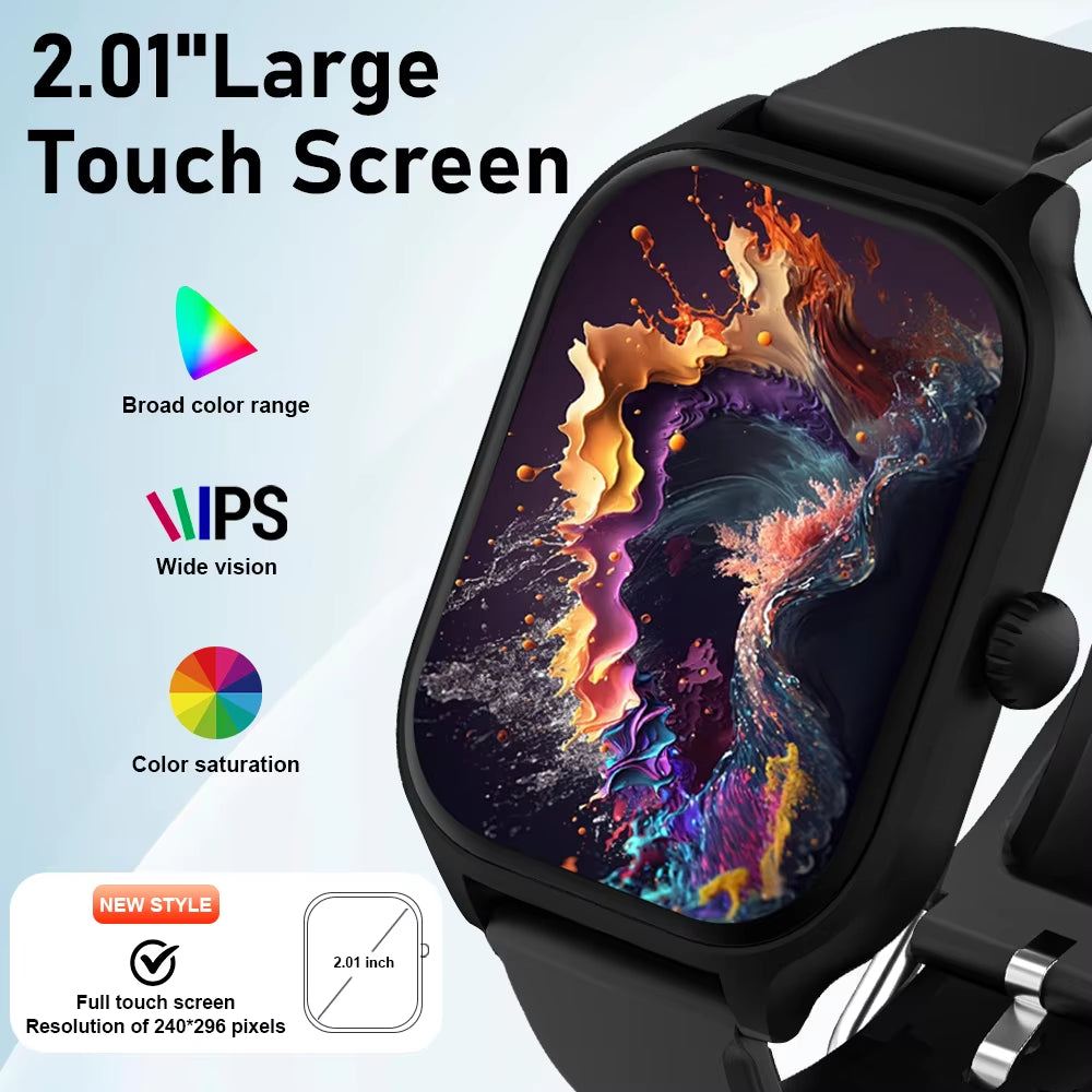 H9 Smartwatch Dial to Answer Calls Calorie Tracking Heart Rate Blood Oxygen Monitoring Bluetooth Smart Watch