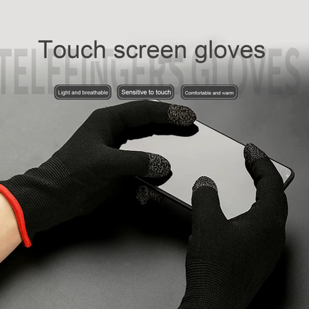 Gaming Mobile Game Gloves Light Gaming Gloves Breathable Lightweight Gaming Gloves Sweat Proof Warm for Mobile