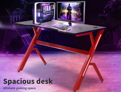 Levede Gaming Desk Table Desktop PC Computer Desks Racing Laptop Home 120X60CM