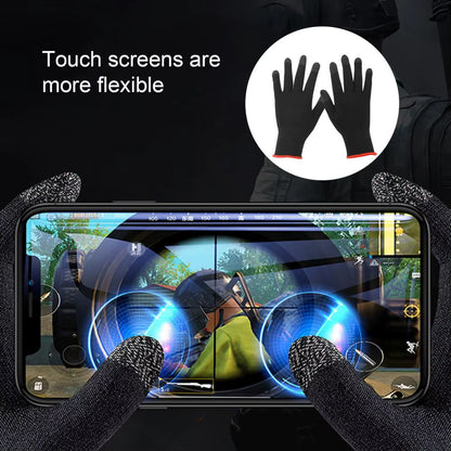 Gaming Mobile Game Gloves Light Gaming Gloves Breathable Lightweight Gaming Gloves Sweat Proof Warm for Mobile